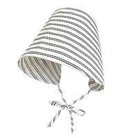 UPF50+ Striped Bucket Sun Hat, 56-58cm Adjustable Chin Tie Polyester Sun Hat for Beach, Hiking & Outdoor