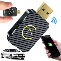 Wireless Carplay Android Auto Adapter Plug&Play USB Car Dongle Wireless Dongle for OEM Wired CarPlay/Andriod Auto Cars