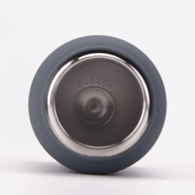 PuraCool Custom Water Bottle 650ml/22oz Insulated Thermos Personalized Tumbler Flask with Straw