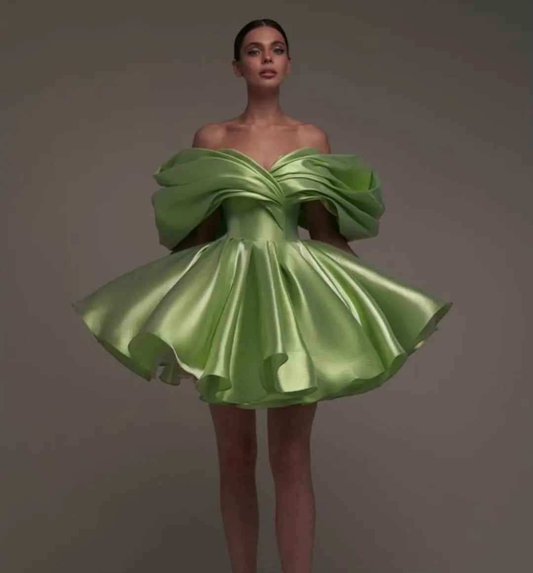 Eightree Sexy Short A-Line Evening Dresses 2026 Off The Shoulder Mini Prom Dress Women Party Coktail Ball Prom Gowns Customized