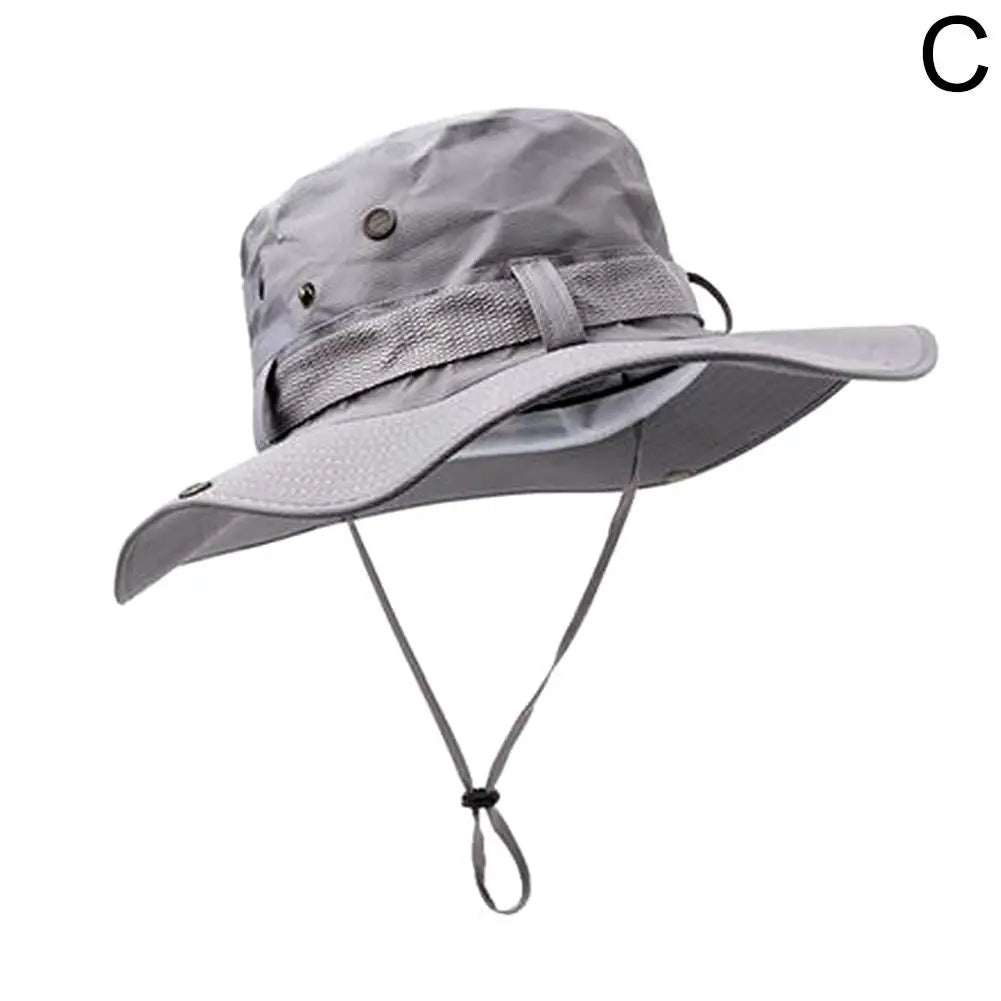 Wide Brim Sun Hat UV Protection Bucket Cap For Hiking Camping Fishing Men Women  Hiking Fishing Climbing Oversized Safari Bucket