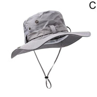 Wide Brim Sun Hat UV Protection Bucket Cap For Hiking Camping Fishing Men Women  Hiking Fishing Climbing Oversized Safari Bucket
