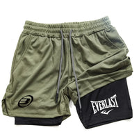 Men's fashionable shorts - Summer comfortable quick-drying sportswear - Men's dual-purpose shorts for fitness and jogging