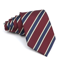 New Striped Tie Men's 8cm Ties Business New Year Gift Classical Necktie Office Accessories Men Costume Daily Wear Wedding Party