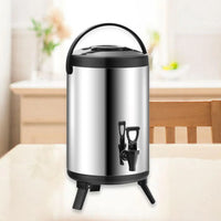 Insulated Barrel Stainless Steel Commercial Double Layer Thick Insulated Drink Dispenser for Tea Milk Hot Water Coffee Party
