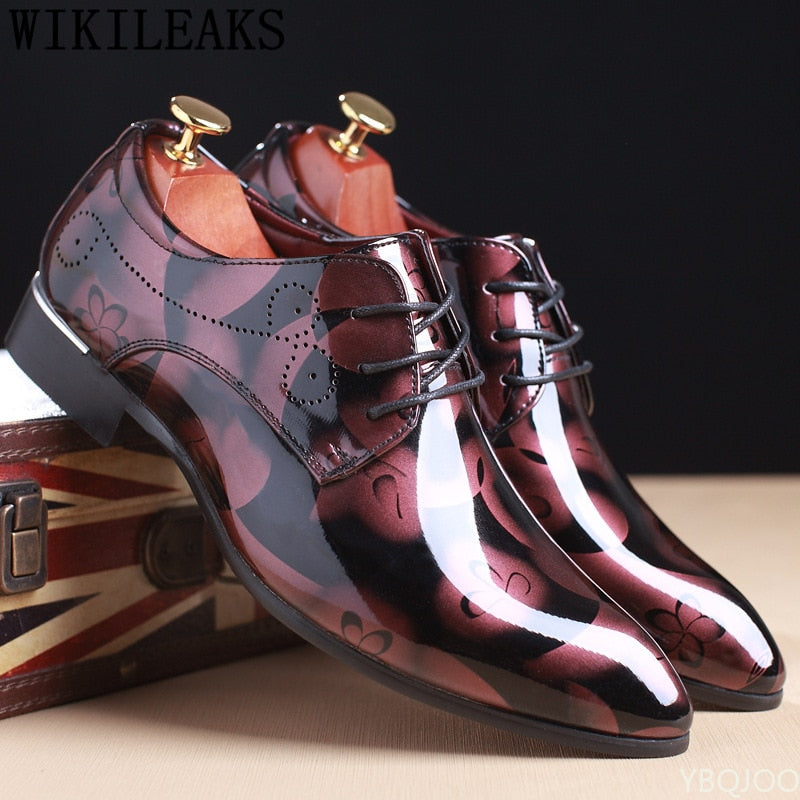 Office Men Dress Shoes Floral Pattern Men Formal Shoes Leather Luxury – Mega Mart Center Office Men Dress Shoes Floral Pattern Men Formal Shoes Leather Luxury – Mega Mart Center