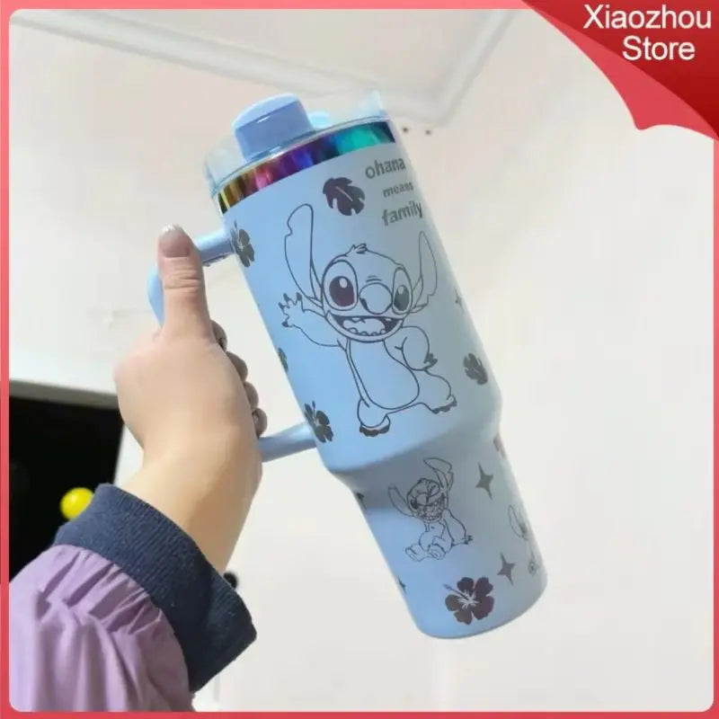 Cute 1180ml 40OZ Stainless Steel Insulated Cup 304 Stainless Steel Vacuum Insulated Car Coffee Cup Sports Outdoor Travel