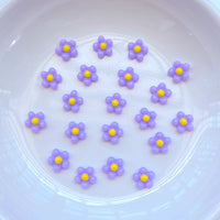 100Pcs New Cute Mini Sun Flower Series Resin Flatback Cabochon Scrapbook Kawaii Embellishments Accessories