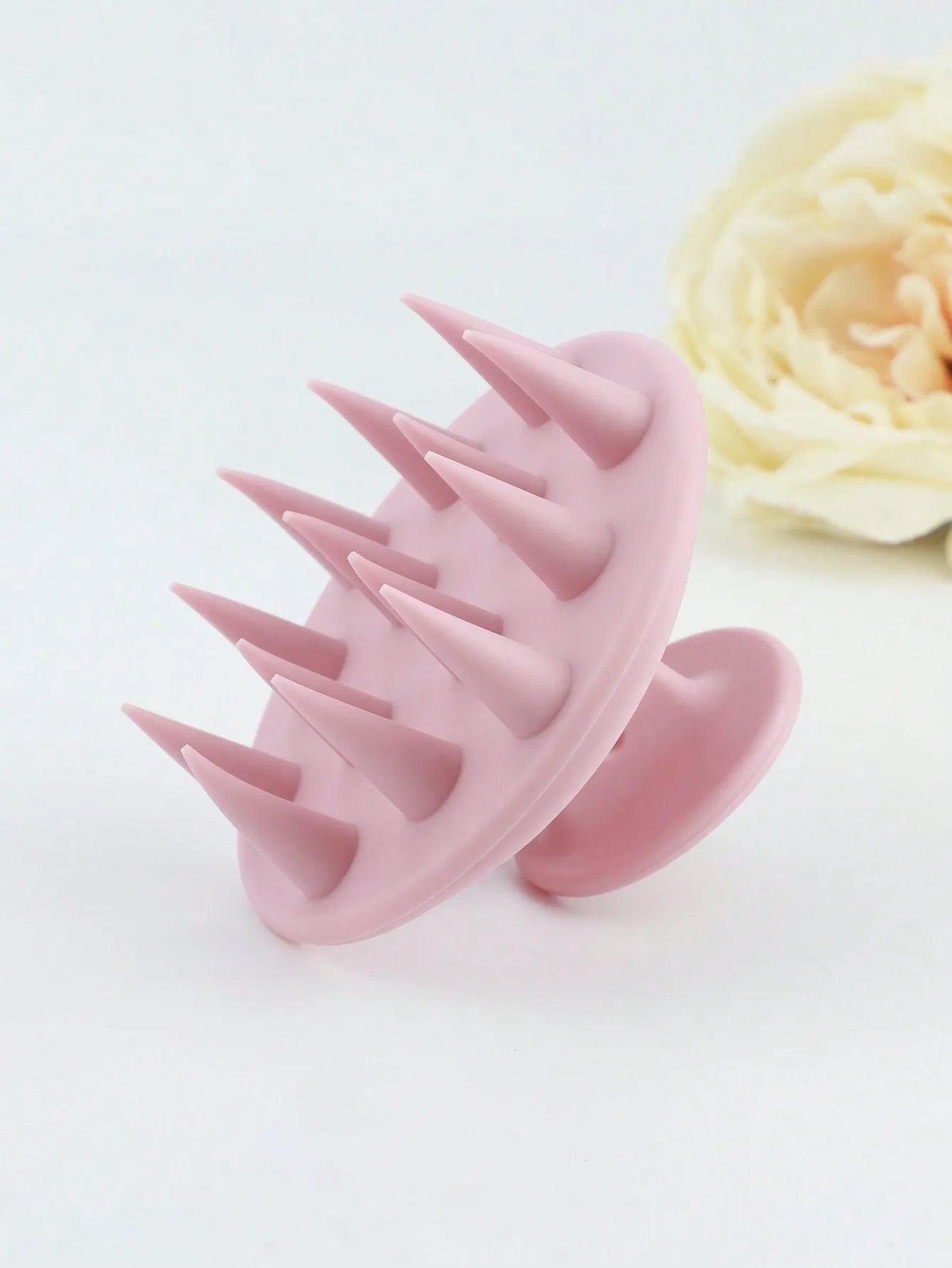 1pc Silicone Shampoo Brush Body Massage Brush Bath Shower Brush Salon Hairdressing Tool Scalp Massage Comb Hair Washing Comb