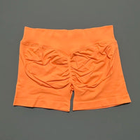 Gym Shorts Women Fitness Sports Biker Shorts High Waist And Waist Tightening Yoga Shorts Workout Scrunch Butt Seamless Leggings