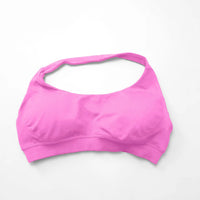 NCLAGEN Impact Sports Bra Women Seamless Halter Top High Support Push-up Open Back Gym wear Fitness Yoga Workout underwear