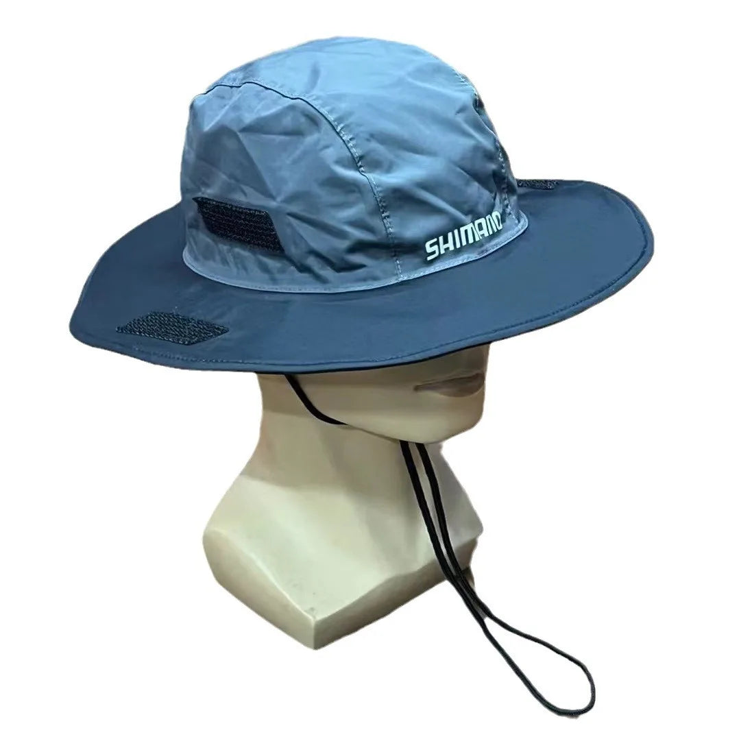 Summer Outdoor Waterproof Bucket Hats Men Women Camping Breathable Hiking Sun Hat Fishing UV Protection Rainproof Fisherman Hat