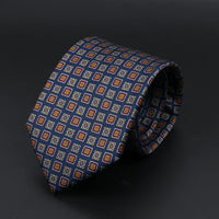 Fashion Men's 7.5cm Silk Tie Super Soft Bohemian Style Dot Chic Novelty Red Blue Necktie Suit Shirt Luxury Banquet Accessories