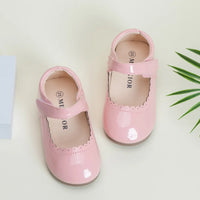 Girls Soft Bottom Multi-color Leather Spring Autumn New Baby Girl Bright Color Leather England Style Breathable Princess Shoes