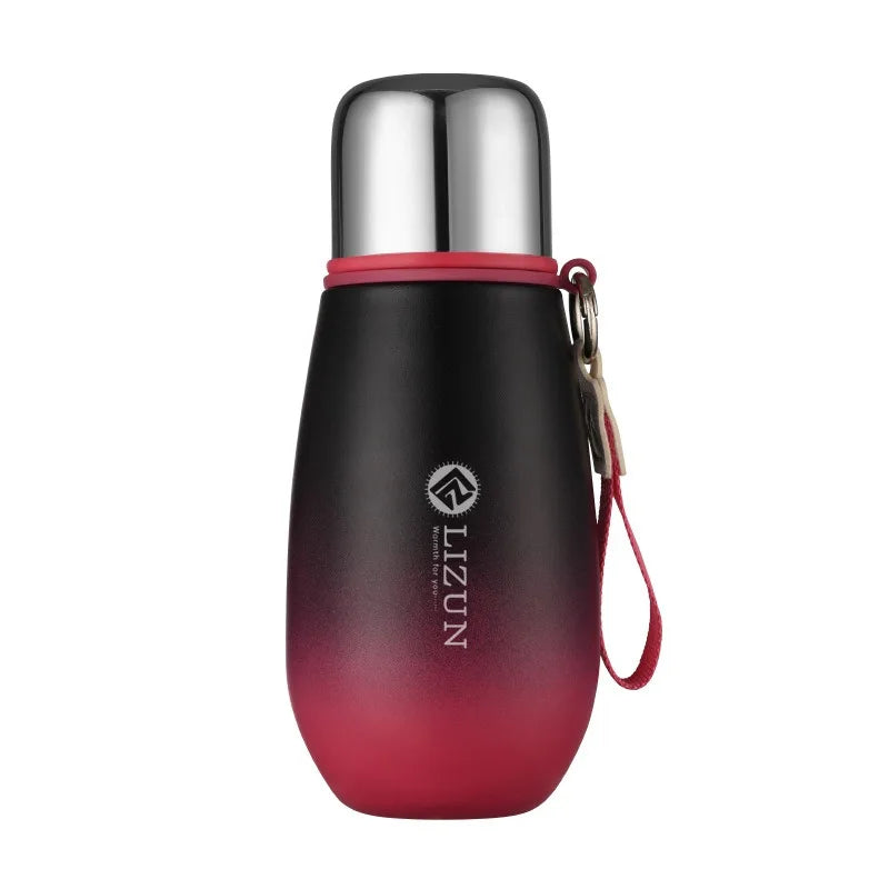 Mini stainless steel insulated cup, portable pocket pot, student tea and water separation creative casual cup gift