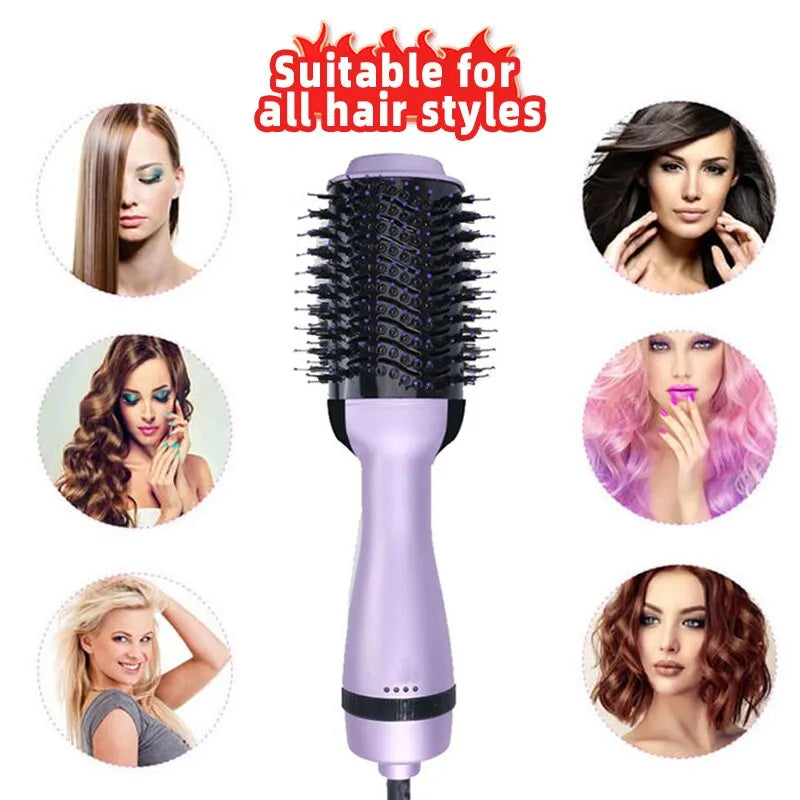 4-in-1 Styling Tools Hair Dryer Brush Blow,Hair Dryer And Styler Volumizer,Hot Air Brush Hair Straightener For All Hair Types