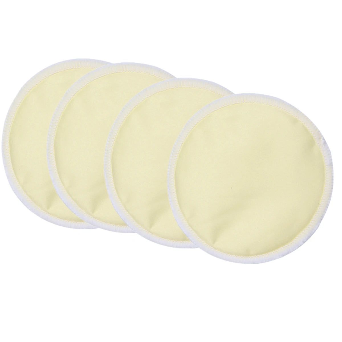 4Pc Rayon Made from Bamboo Nursing Breast Pads Washable & Reusable Breastfeeding Nursing Pads