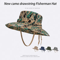 New spring and summer outdoor fisherman hats for men. Fishing andmountaineeringtacticalhatswithcamouflagelargebrims,brea
