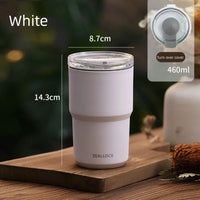 Stainless Steel Coffee Cup Double Layer Vacuum Insulation Cup Office Outdoor Portable Fashion Car Water Mugs for Friends Gifts