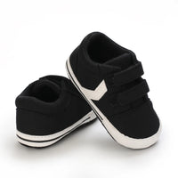 Newborn Baby Boys Girls Classic Sports Sneakers Canvas First Walkers Soft Sole Anti-Slip Comfortable Infant Toddler Shoes