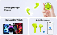Original T2 Wireless Bluetooth Earphone Transparent HIFI Headphones LED Power Digital Display Stereo Sound Earphones for Xiaomi