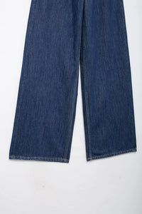 Jeans For Woman New Fashion Asymmetric Design High Waist Wide Leg Trousers Casual Women's Straight Leg Jeans