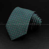 New Design Wedding Men Tie Green Solid Striped Paisley Flower Neckties Men Business Dropshipping Groom Collar Accessories Gift