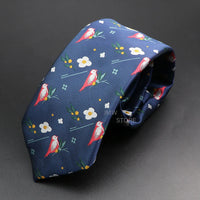 New Design Wedding Men Tie Green Wine Red Paisley Flower Animal Neckties Men Business Dropshipping Groom Collar Accessories Gift