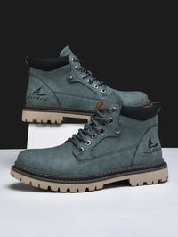 Handmade Men Boots Ankle Winter Leather Shoes Autumn Outdoor Hiking Boots Sneakers Hombres Botas High Top Footwear Anti Slip