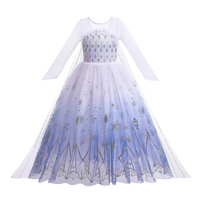 Elsa Anna Kid Princess Girls Dress Rapunzal  Kids Cosplay Halloween Vestidos Children Costume Birthday Party Dress