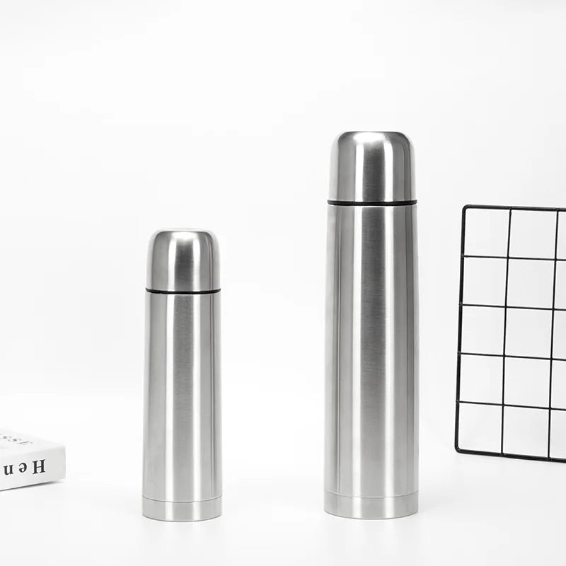 1 Piece 350/500/750/1000ML Stainless Steel 304 Vacuum Flasks Keep Warm&Cold Thermal Water Bottle Portable Thermos Cup