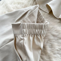 Mini Skirt Set Women Two Piece Sets Polo Collar Shorts Shirt Tops Dress Sets Casual Y2k Streetwear Pleated Shorts 2026 Elegant