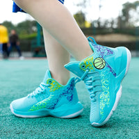 Basketball Shoes Men Field Training Non-slip High-top Luxyry Design Mesh Breathable Sneakers Pro Original Kids Basketball Boots