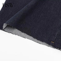 BSAY Jeans for Women Fashion Autumn Winter New Solid Color Pocket Loose Retro High Waist Wide Leg Pants Chic Female Trousers