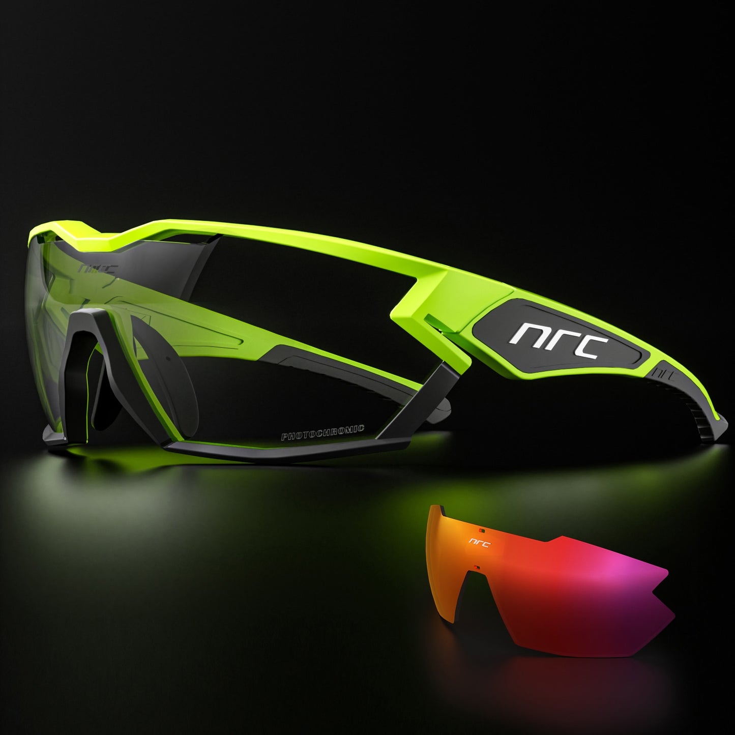 2023 NRC P-Ride Photochromic Cycling Glasses man Mountain Bike Bicycle Sport Cycling Sunglasses