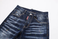 2024Good  HOT NEW D Men Jeans Denim Pants Hole Slim Pencil Trousers  design Classics Fashionable d jeans for men