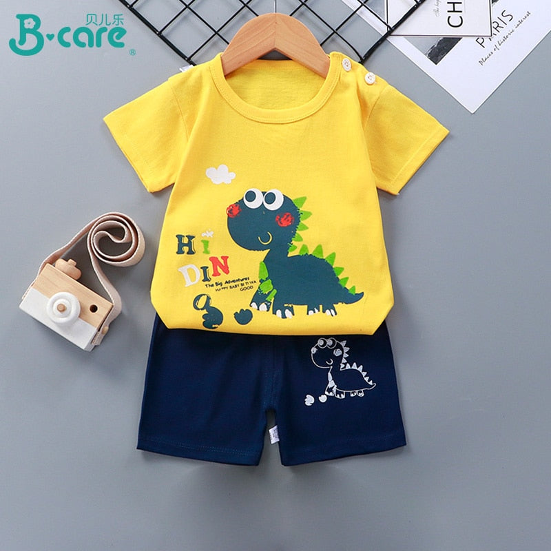 Children's Sets mother Kids Clothes Boys Girl T-shirt Shorts 2PCS Summer Cotton Short sleeve Baby Children Clothing Toddler Suit