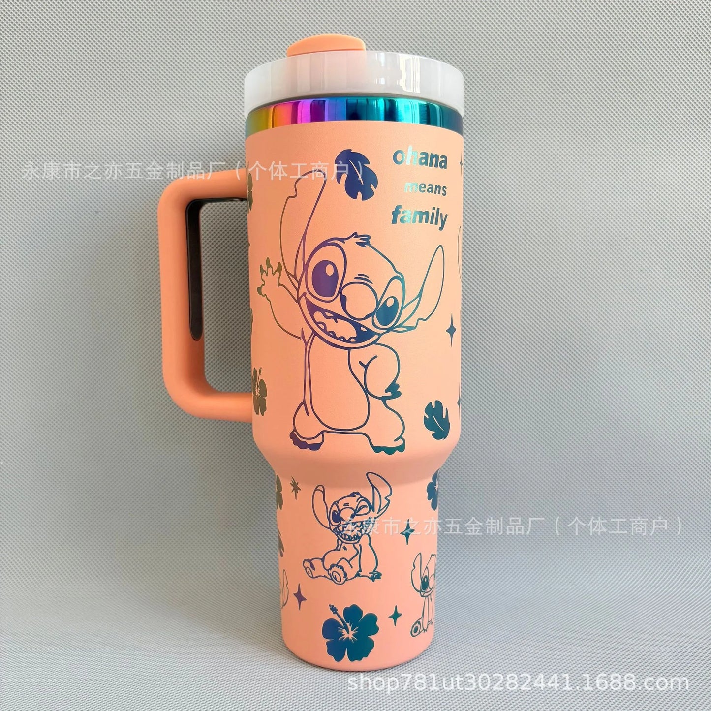 Cute 1180ml 40OZ Stainless Steel Insulated Cup 304 Stainless Steel Vacuum Insulated Car Coffee Cup Sports Outdoor Travel