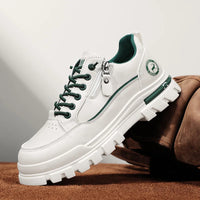 Men's Casual Sports Outdoor Hiking Trendy Fashion Street Comfortable Men's Thick Soled Board Shoes