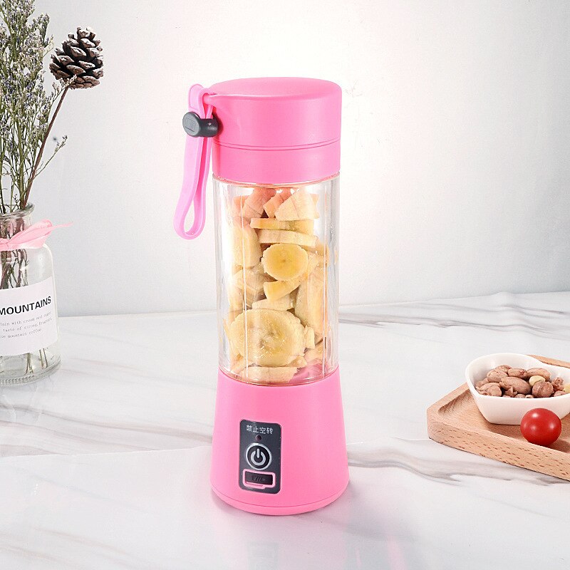 Portable Electric Juicer Cup USB Rechargeable Handheld Smoothie Blender Fruit Mixers Milkshake Maker Machine Food Grade Stirring