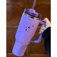 40oz 304 Stainless Steel Insulated Water Bottle Thermal Coffee Car Cup Cold Hot Mugs Vacuum Flask With Straw