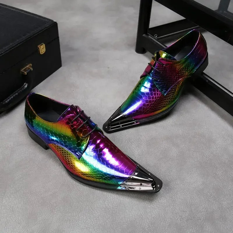 Party Men Oxford Shoes Real Leather Wedding Formal Shoes Lace Up Dress Shoes genuine leather club party Male Brogues flats