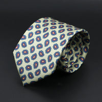 Fashion Men's 7.5cm Silk Tie Super Soft Bohemian Style Dot Chic Novelty Red Blue Necktie Suit Shirt Luxury Banquet Accessories