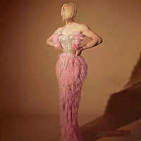 Summer New Performance Dress Nightclub Club Temperament Slim dress Music Festival Model Catwalk Banquet Party Watch