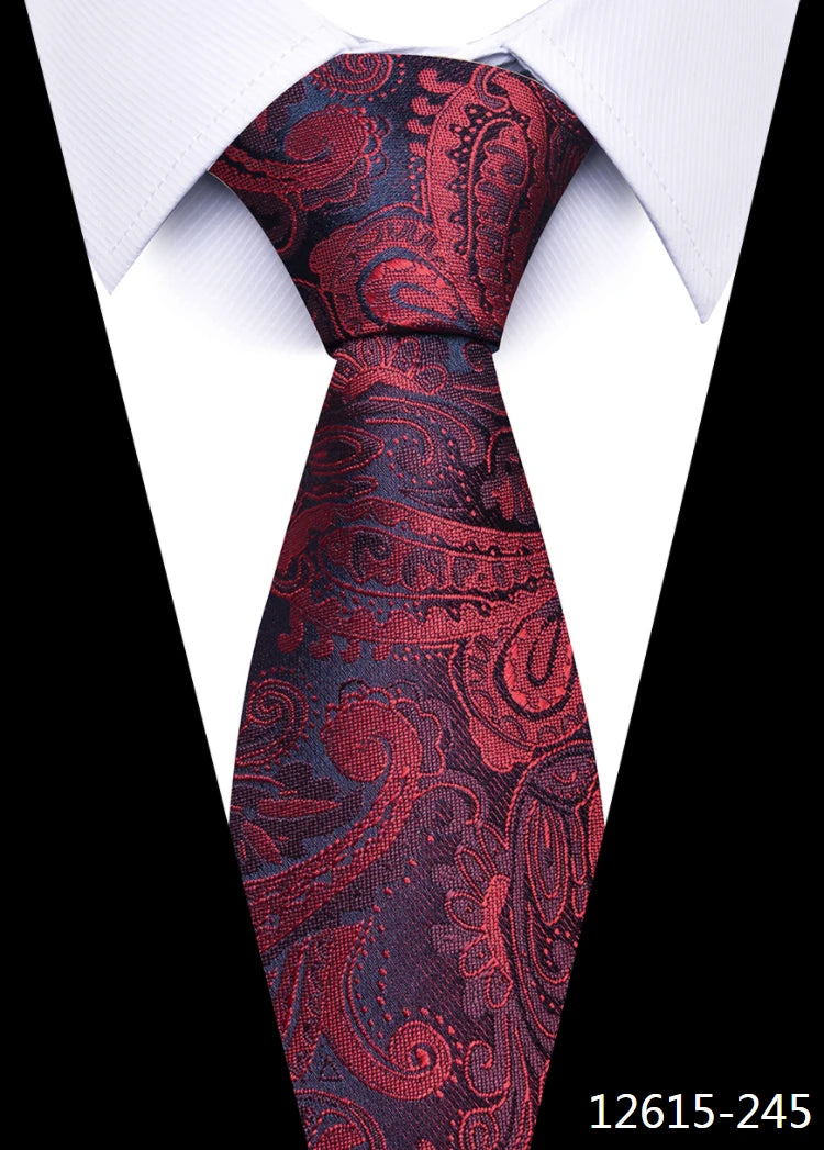 Newest Style 8 cm Necktie Man Blue Golden Striped Wedding Accessories Performance Tie Men Necktie Gravatas Fit Business