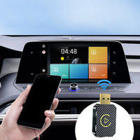 Wireless Carplay Android Auto Adapter Plug&Play USB Car Dongle Wireless Dongle for OEM Wired CarPlay/Andriod Auto Cars
