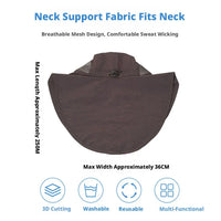 Summer Sun Hat Wide Brim Sun Hat With Neck Flap For Men Women Adjustable Outdoor 50+UPF Protection Safari Cap Hiking Fishing Hat