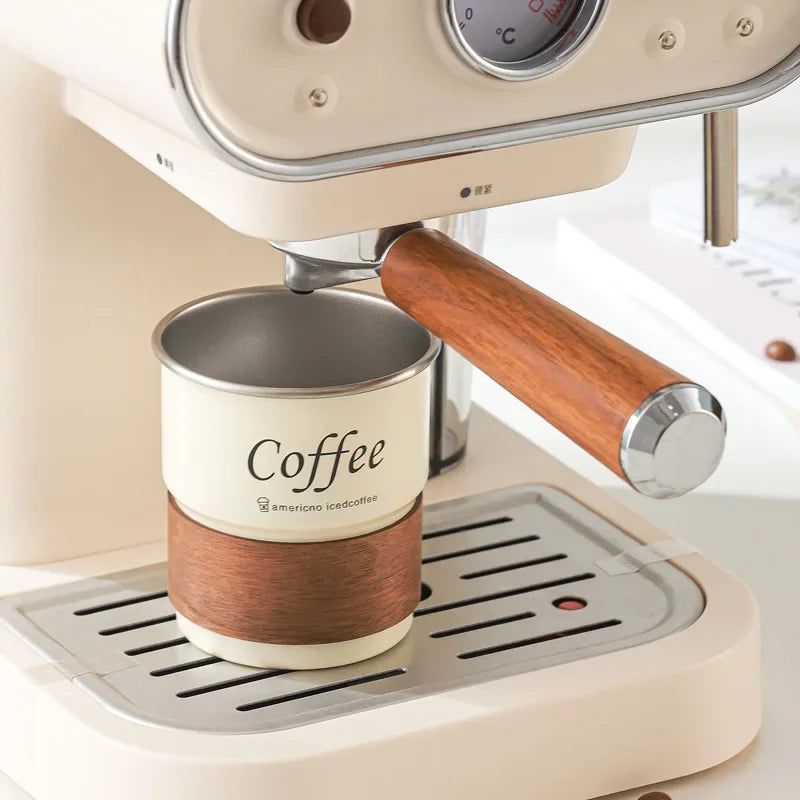 Stainless Steel Insulated Cup Beer Mug with Lid 300ml Reusable Water Bottle Multifunction Coffee Cup with Straws for Camping