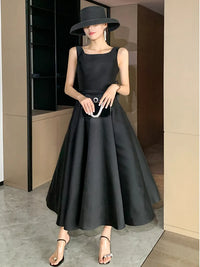 Sexy Backless Big Bow-tie Evening Guest Long Party Summer Dresses for Women 2022 Elegant Black Prom Birthday Ball Gown Vestidos