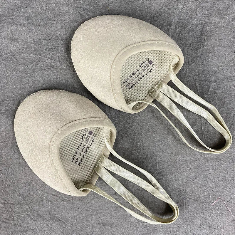 Gymnastic Shoes Half Soles Professional Rhythmic Gymnastics Shoes Women's Half Foot Shoes Children's Half Foot Dance Toe Shoes